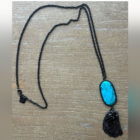 Kendra Scott Turquoise RAYNE Necklace!!! GORGEOUS AND NWOT!!! - Picture 1 of 3